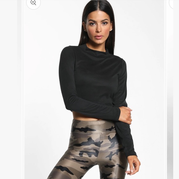 KORAL***Luca Marlow Black Crop Top***$85 NWT - Picture 4 of 12